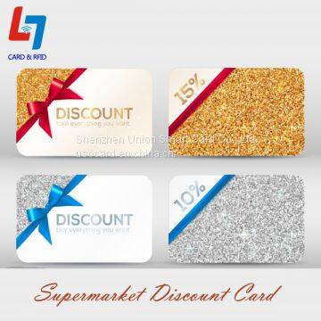 Colorful Supermarket Discount Card With CR80 PVC Material photo-3