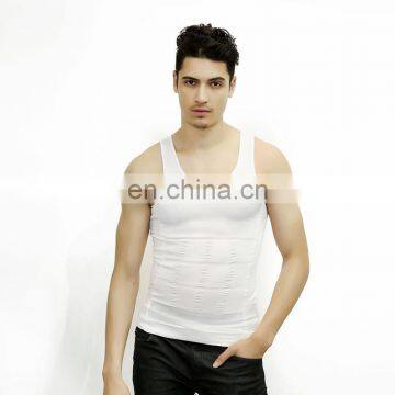 Factory As Seen On TV High Elastic Men's Body Shaper Slimming Vest Compression Shirt photo-2