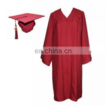 Maroon- Graduation cap gown 100% Matt Polyester university gown