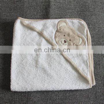 High Quality Terry Towel Animal Hooded Towel Pattern Baby Wholesale Hooded Towel