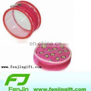 zipper coin purse, plastic coin purse