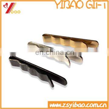 China factory supply high quality wave shape tie clip/tie pin/tie bar