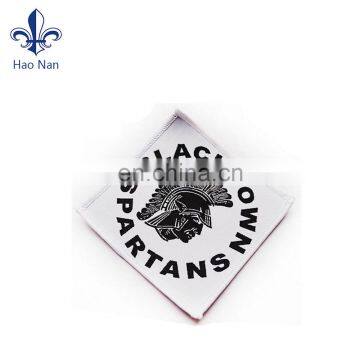 Custom Your Logo Printed on Polyester Fabric Woven Label photo-5