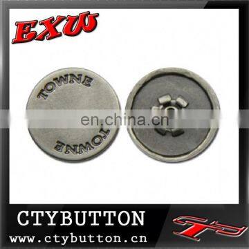 CTY-SO191 metal snaps for clothing/alphabet button