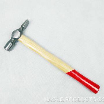 #45 Forged Carbon Steel Hand Tools Wooden Handle Engineer's Cross Pein Hammer