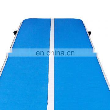 airfloor air track home set 6 x 2 x 0.2m blue custom logo inflatable airtrack mat for gym