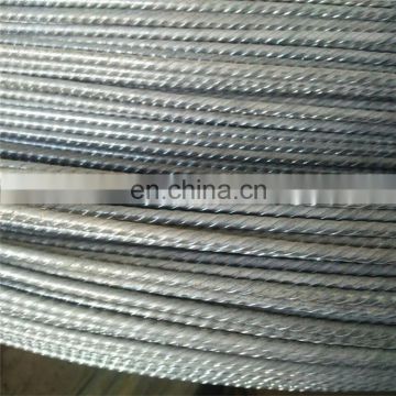 China Supplier high tensile SWRH 77B SWRH 82B 12.70mm Post tension pc steel wire for Prestressed Concrete Sleepers