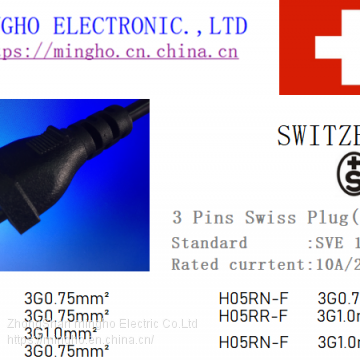 3 PINS SWISS PLUG（TYPE 12）