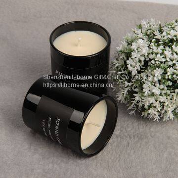 Neutral Aromatherapy Candles Without LOGO Black Glass Candles photo-4