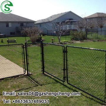 PVC coated diamond fence green black 4ft 50mm wire mesh fence