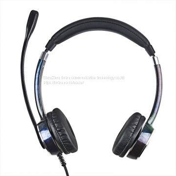 China Beien FC22 business telephone headset for call center customer service multimedia teaching headset