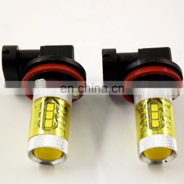 2X NEW H8 High Power 80W 2323 LED 3000k Yellow Fog Driving Lights US