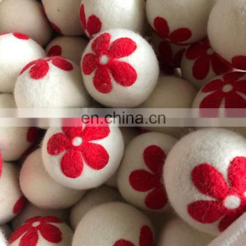 eco-friendly products 6pcs wool dryer balls