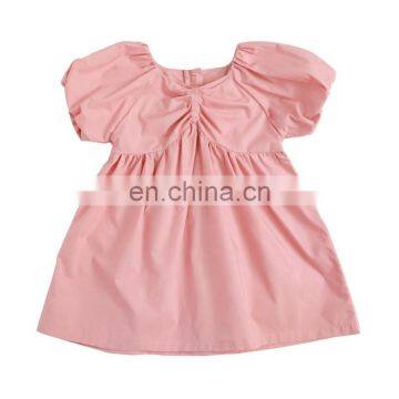 X1183/Baby girl ruffle French style frehs dress summer sweet elegant puff sleeve girls princess dress