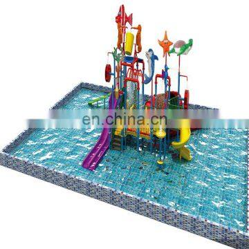 Hot Sell Equipment Water Theme Park Kids Pool Slide Play Structure