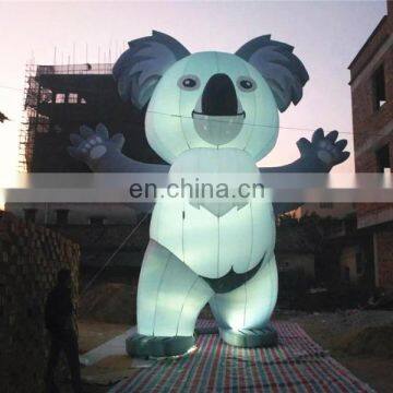 Outdoor Inflatable Panda Model With LED Light , Inflatable Panda Cartoon Character For Attracting People ,Advertising photo-6