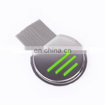 Pet Cat and Dog Stainless Steel Comb Multicolor Long Needle Cats and Dogs Flea Steel Needle Fine Tooth Comb Semicircular Comb photo-4