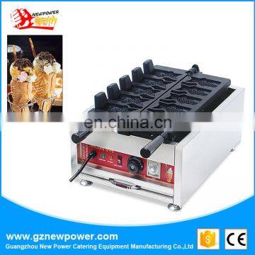 Hot Selling Ice Cream Cone Making Machine Cone Baking Machine Ice Cream Taiyaki Waffle Machine
