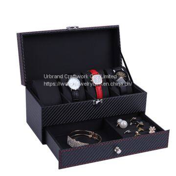 Customized Mens Wooden Watch Box Wooden Watch Packaging Box for Storage Watch