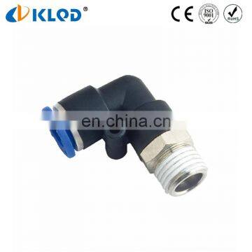 Pneumatic Elbow Pipe Fitting PL PU Tube Fittings