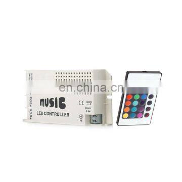 12-24V 24 Keys Wireless IR Remote Control LED Music Sound Control RGB Led Controller Dimmer for RGB LED Strips photo-6