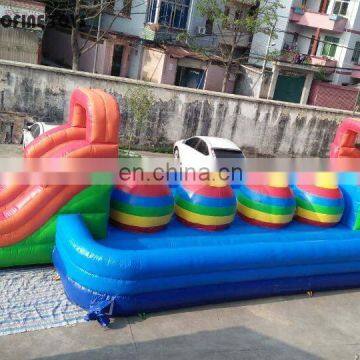 Interavtive Inflatable Big Baller Wipeout Course Challenge Game