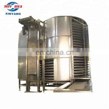 High quality and efficient single spiral freezer for fish seafood