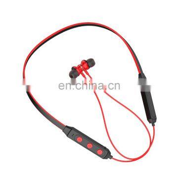 Sports Cheap Wireless Headphones High Quality Metal Neckband Earphone