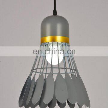 Современные креативные подвесные светильники для кафе и бара в форме бадминтон-ракетки photo-6