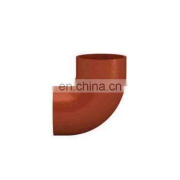 EN877 Fusion Bonded Epoxy Grey Cast Iron Drainage Pipe Fitting 88 Degree Bend Dn150