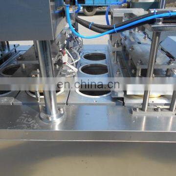 High Capacity Pure Water Juice Yogurt Cups Automatically Filling and Sealing Machine