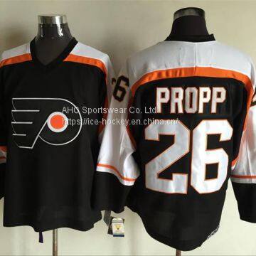 Philadelphia Flyers #26 Propp Throwback Black Jersey