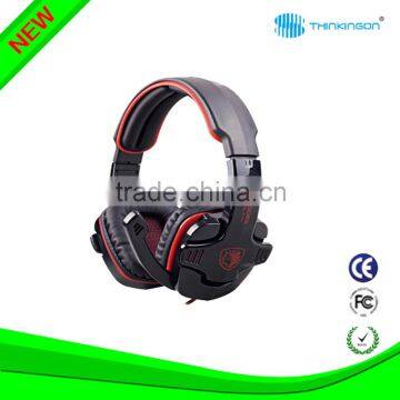 Comfortable 3.5mm Stereo Gaming Over-Ear Headphone Headset With Mic for PC Computer Game With Noise photo-4