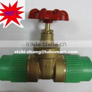 Good Quality PPR Gate Valve PPR Stop Brass valve Manufacturer                        
                                                Quality Choice