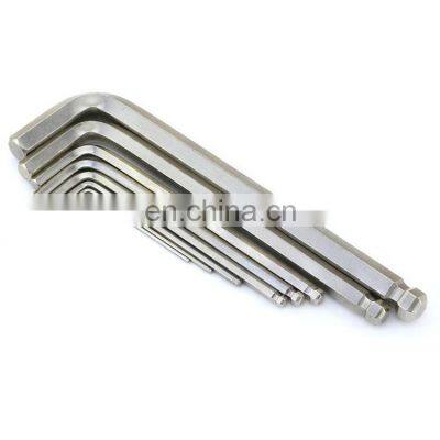 China Wholesale Alloy Steel Crv Hex Key Wrench Chrome Plated photo-4