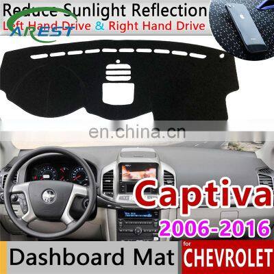 for Chevrolet Captiva 2006~2018 Holden Daewoo Winstorm Anti-Slip Mat Dashboard Cover Pad Sunshade Dashmat Carpet Car Accessories