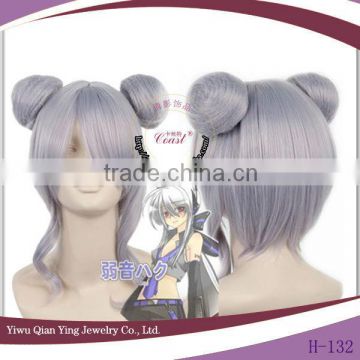 cute Wholesale blue Vocaloid cosplay wig