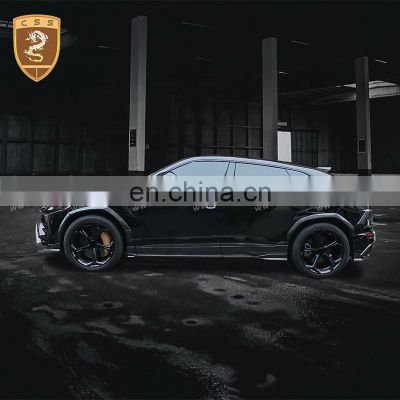 Car Styling carbon fiber spoiler side skirts mirror cover front lip fit for Lambor Urus modification TC Style body kit