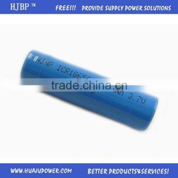 rechargeable battery pack 3.7V 18650 lithium battery for led lighted