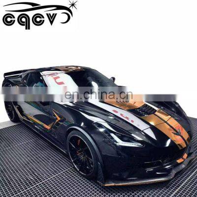 real carbon tuning accessories body kit for Chevrolet Corvette C7 Auto Parts spoiler lip