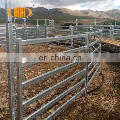 Wholesale bulk high quality Australia standard galvanized metal cattle corral livestock farm yard fence panels