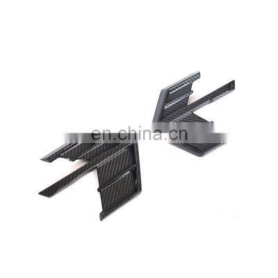 Dry Carbon Fiber S7 Front Fender Vents for Audi A7 SLINE S7 Sportback 4-Door 2019- 2021 photo-3