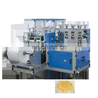 Disposable CPE film shoe cover machine