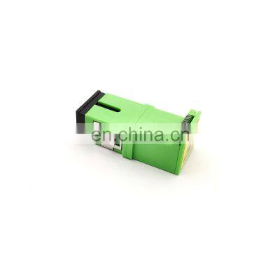 SC APC Dust-Cap Optic Fiber Adapter Single Mode Simplex Fiber Optic Adapter FTTH SC Fiber Connector