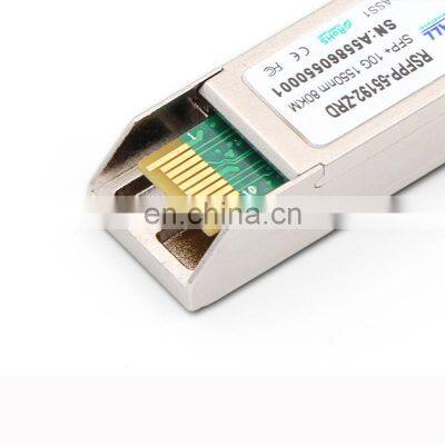 China Factory Price SMF LC 80km 10G SFP+ 1550nm Optical Transceiver 10GBASE ER 40km ZR/ZW 80km photo-4