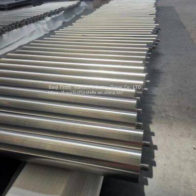 Titanium rod with thread