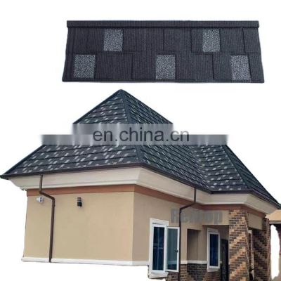 Building Material Roofing Material Vila Shingle Type Stone coated Metal Roof Tile