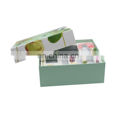 Luxury custom logo printing empty paper packaging cosmetic gift boxes