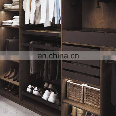 2021 Customized Walk in Closet Modern Wardrobe Closet With Storage Organizer photo-5