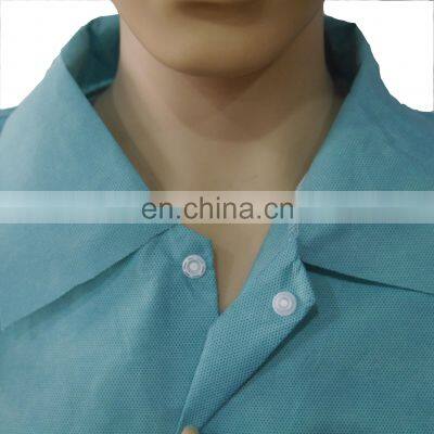 Sms Lab Coat Disposable Green Breathable Jackets of Work photo-4